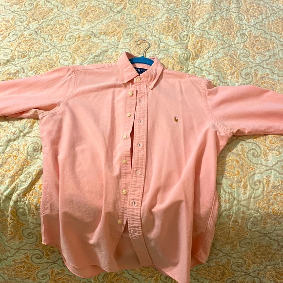 Mens polo Ralph Lauren size medium button up - Picture 1 of 7